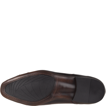 Półbuty męskie wizytowe skórzane Syrena SST 151 bordowe