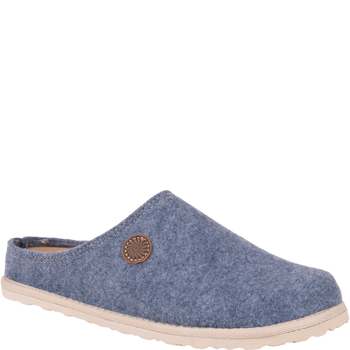 Kapcie damskie INBLU CS000047 błękitne - filcowe