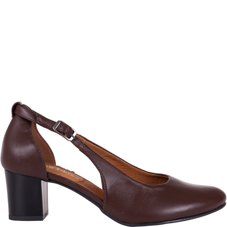 Czółenka na obcasie Syrena SWB 555 brąz - elegancja i komfort