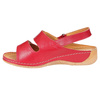 Sandały damskie skórzane SYRENA SWB 538+ czerwone