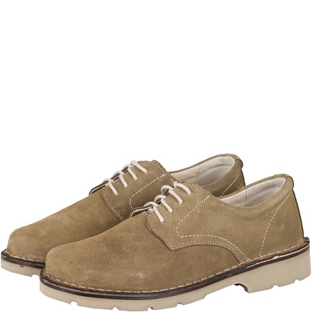 Skórzane półbuty męskie marki Syrena SH 808 oliwka