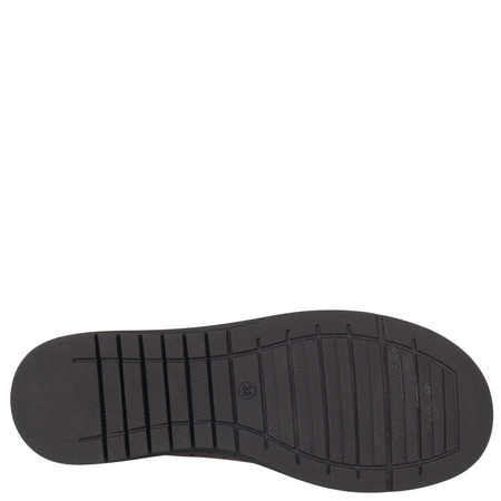 Półbuty damskie wsuwane skórzane Syrena SE 0030 bordowe