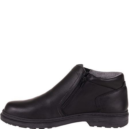 Trzewiki męskie Syrena SH 886 czarne – skóra naturalna