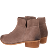 Modne botki damskie Syrena SE KO-08 cappuccino skóra welurowa