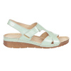 Turkusowe sandały damskie skórzane SYRENA SST 908 