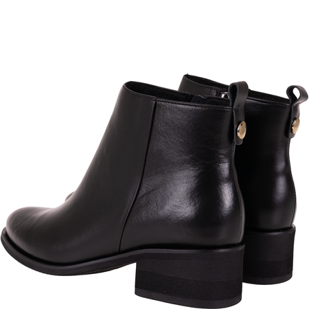 Komfortowe botki damskie skórzane Syrena SPU B-273 czarne