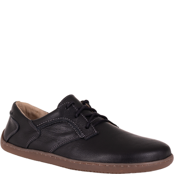 Buty damskie BareFoot Syrena SH 715-2B czarne - skóra naturalna, minimalistyczne