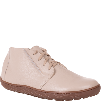 Botki barefoot marki Syrena SGO B011 groch beż - skóra naturalna