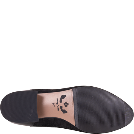 Czółenka damskie skórzane Syrena SGO 1932 czarne