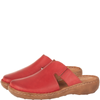 Klapki damskie skórzane Syrena SST 664 w kolorze czerwonym