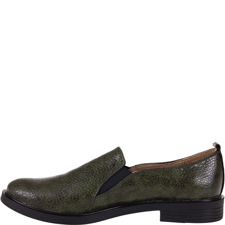 Półbuty damskie Syrena SE 0061 zielone skóra naturalna