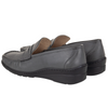 Półbuty damskie wsuwane Syrena SST 1532 grafit, skóra