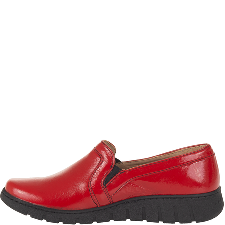 Półbuty Syrena SH 430 czerwone - komfortowe obuwie damskie