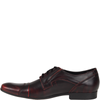 Półbuty męskie wizytowe skórzane Syrena  SST 151 bordowe