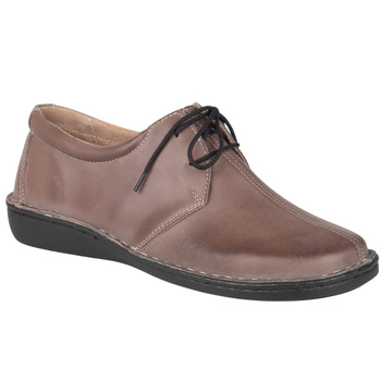 Klasyczne półbuty damskie skórzane Syrena SOT 070 cappuccino