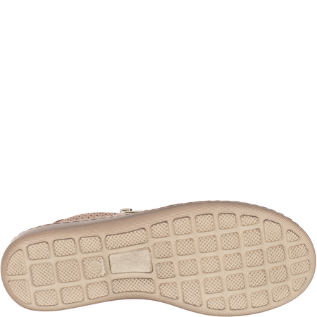 Komfortowe półbuty damskie skórzane Syrena SH 357 beż-2