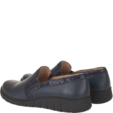 Półbuty Syrena SH 430 granatowe - komfortowe obuwie