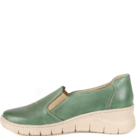 Zielone półbuty damskie skórzane marki Syrena SST 1775