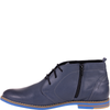 Trzewiki męskie Syrena SST 176 granatowe - skóra naturalna
