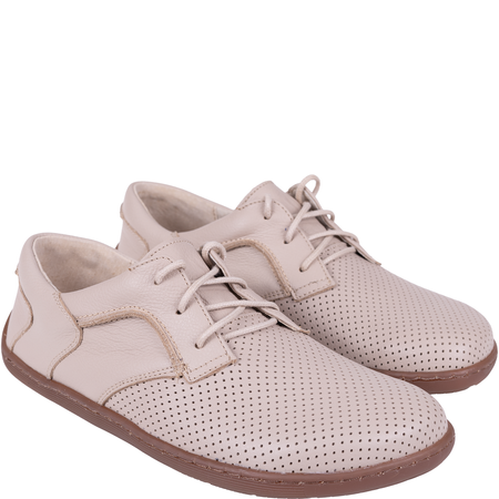 Półbuty damskie marki Syrena SH 715-2B ecru - Skóra naturalna