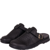 Klapki męskie Syrena SH 812 czarne skóra naturalna