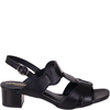 Sandały damskie Syrena SWB 564 czarne skórzane tęgość H
