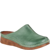 Klapki damskie skóra naturalna Syrena SST 922 zielone