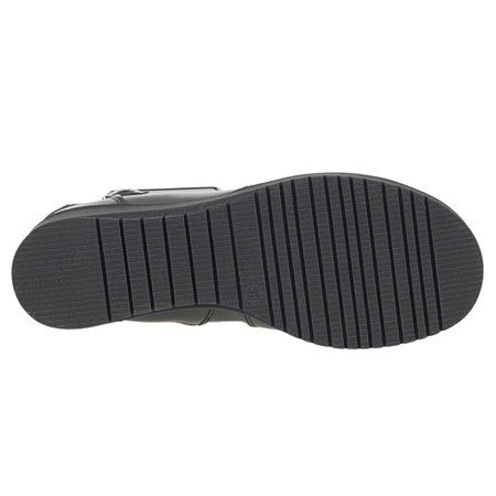 Klasyczne botki skórzane Syrena - model SE 015 B grafit