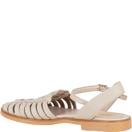 Sandały damskie marki Syrena SLA 1067 beż, skóra licowa