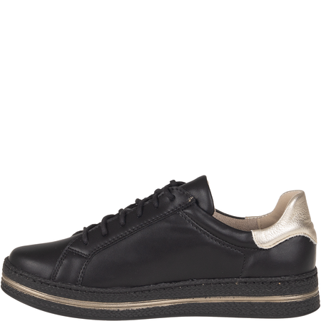 Półbuty marki Syrena SR 1190 czarne - skóra naturalna