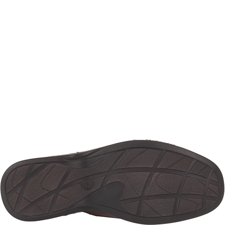 Skórzane półbuty męskie o podwyższonej tęgości H - Syrena SH 806, brązowe