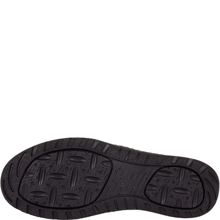 Trzewiki męskie skórzane Syrena SH 827 czarne, ocieplane