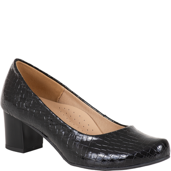 Czółenka damskie skórzane Syrena SE 7115E/12 czarne