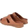 Klapki damskie Syrena SST 925 rude skóra naturalna