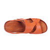 Pomarańczowe sandały damskie skórzane SYRENA SST 908