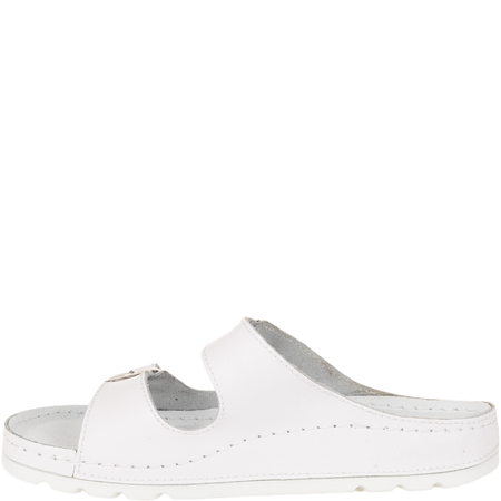 Klapki Syrena SH 288 białe - komfortowe obuwie sanitarne