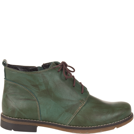 Botki damskie zimowe marki Syrena SST 4000/D zielone