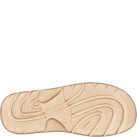 Klapki męskie Syrena SH 812 beżowe skóra naturalna