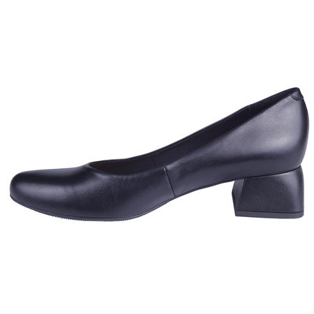 Czółenka damskie skórzane marki Syrena STX 22389o-3511 czarne