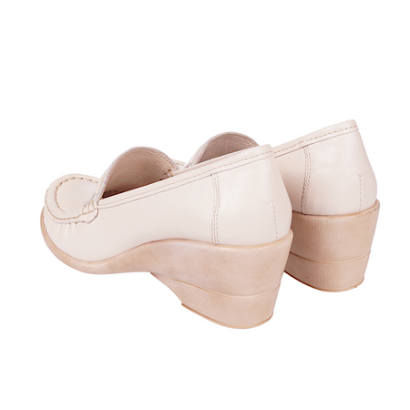 Półbuty damskie na koturnie skórzane Syrena SST 1593/35