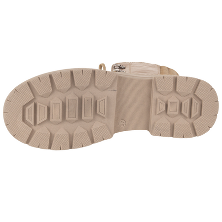 Trzewiki skórzane Syrena K-275 beżowe - wygodne i ciepłe