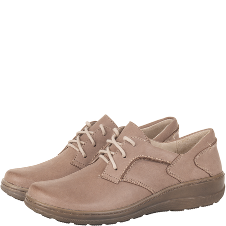 Komfortowe półbuty damskie skórzane Syrena SH 715-2 beż