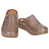 Klapki damskie skóra naturalna Syrena SST 922/M cappuccino