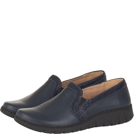 Półbuty Syrena SH 430 granatowe - komfortowe obuwie