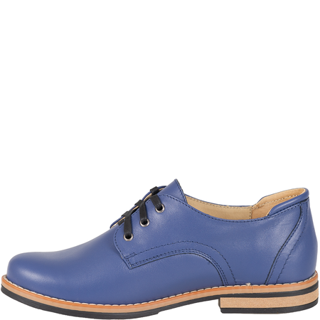 Półbuty skórzane Syrena SST 1753 granat, styl i wygoda