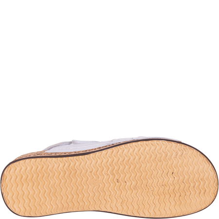 Sandały skórzane damskie marki Syrena SST 993 biało-srebrne