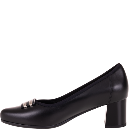 Czółenka damskie skórzane marki Syrena SGO 1562 czarne