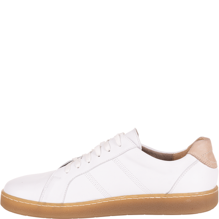 Białe półbuty męskie barefoot skórzane Syrena SH 829