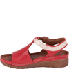 Czerwono-złote sandały damskie skórzane Syrena SST 924