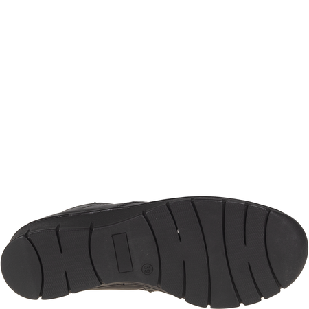 Botki damskie wiązane marki Syrena SST 4046 czarne